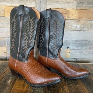 Nocona Black and Tan Western Boots